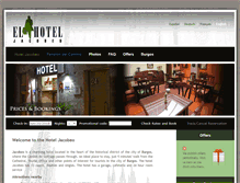 Tablet Screenshot of hoteljacobeo.com